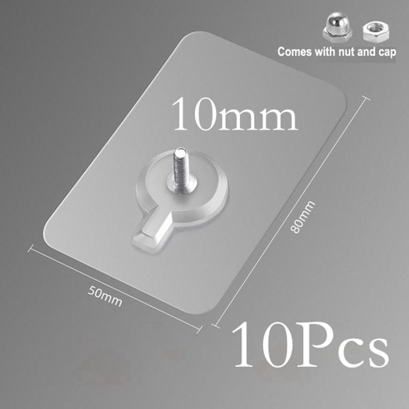 10-Pack Damage-Free Adhesive Picture Hooks