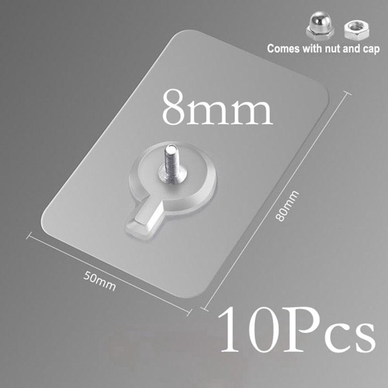 10-Pack Damage-Free Adhesive Picture Hooks