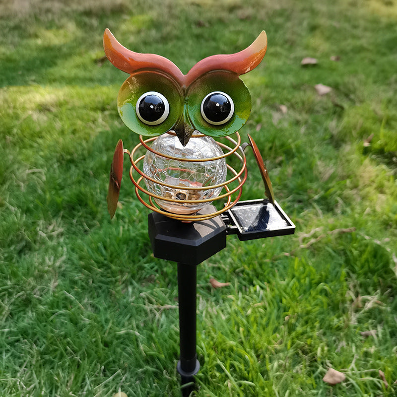 Solar Owl Garden Light