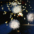 2-Pack Solar Dandelion Garden Lights