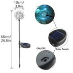 2-Pack Solar Dandelion Garden Lights