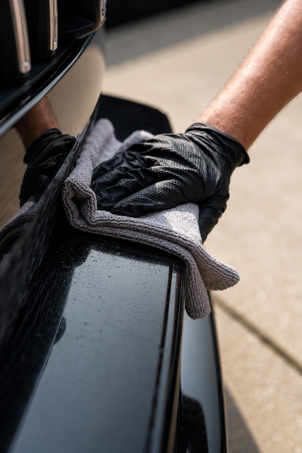 Blackline Slim Twisted-Loop Car Drying Towel