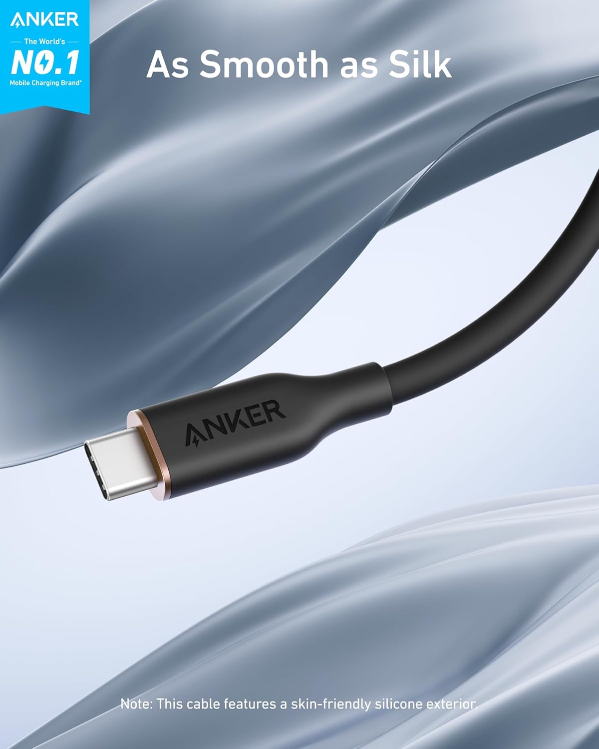 Anker 643 USB-C to USB-C Silicone Cable