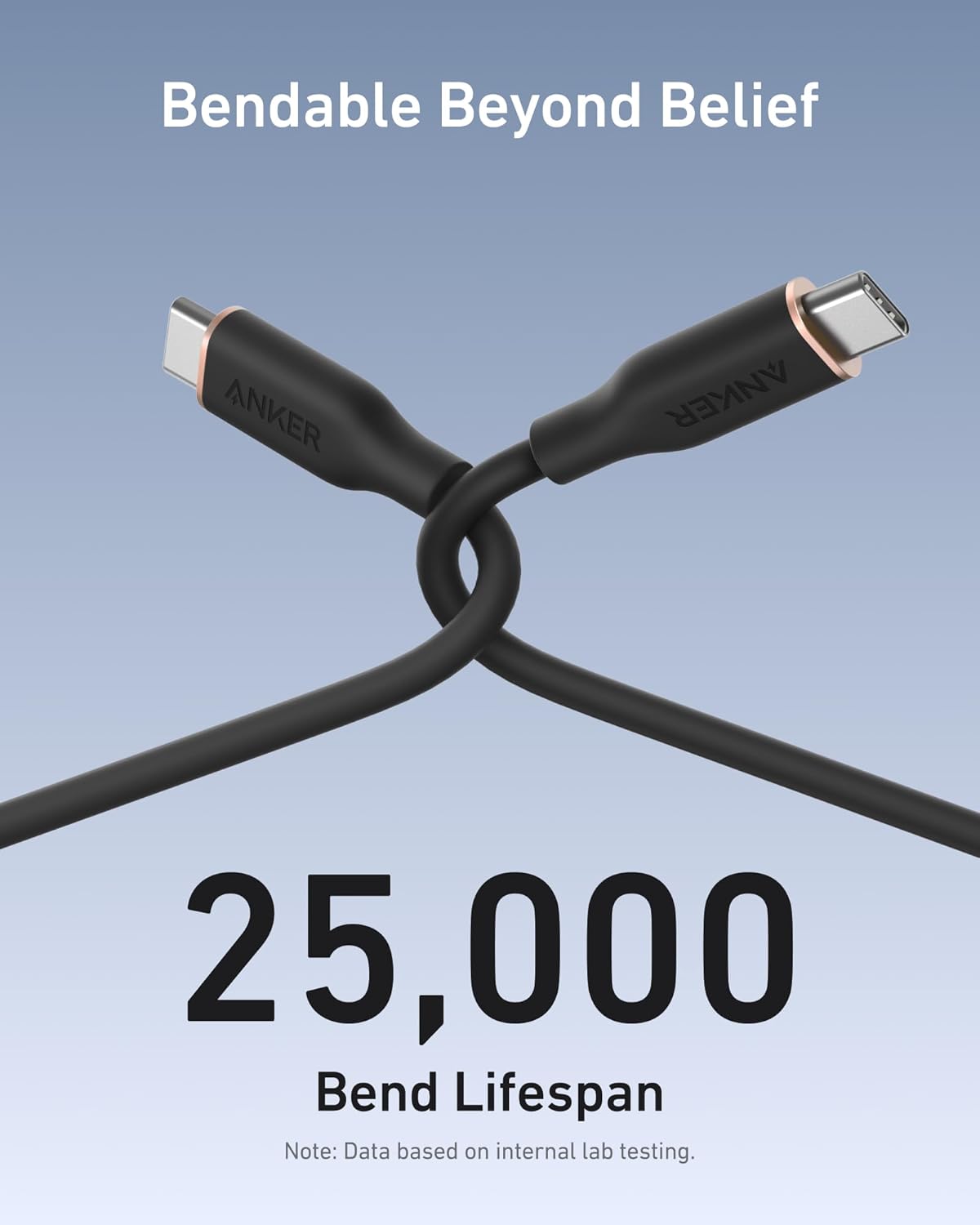 Anker 643 USB-C to USB-C Silicone Cable