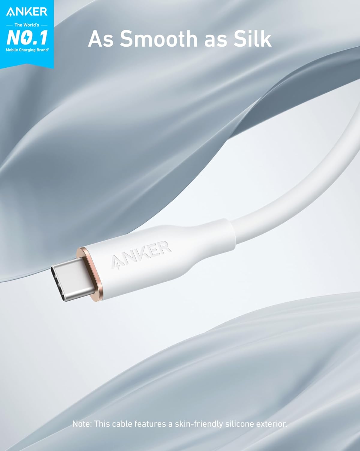 Anker 643 USB-C to USB-C Silicone Cable