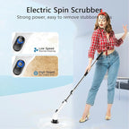 TUYU Cordless Electric Spin Scrubber – Extendable Cleaning Brush