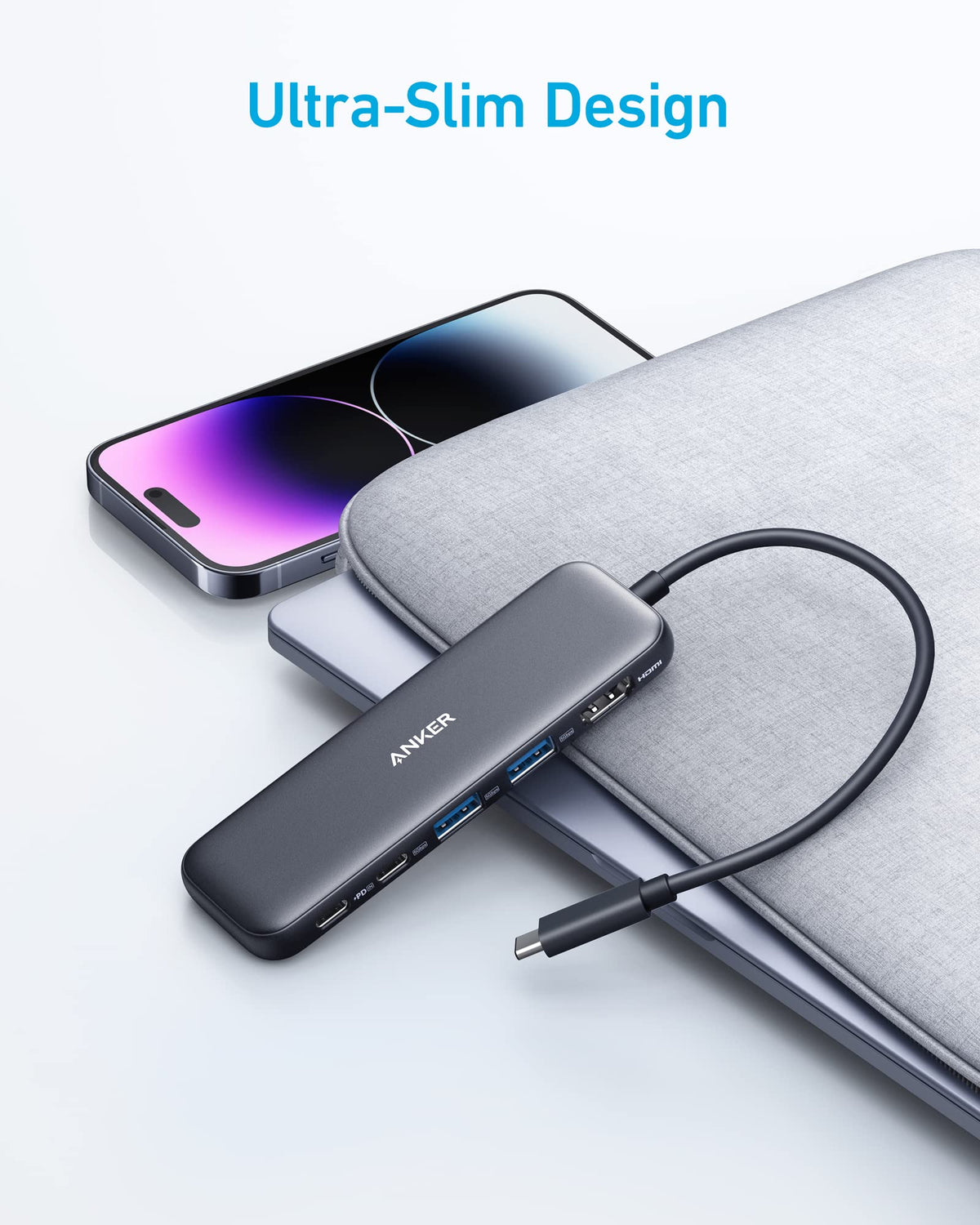 Anker 332 USB-C Hub — 5-in-1 with HDMI