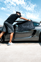 Blackline Slim Twisted-Loop Car Drying Towel
