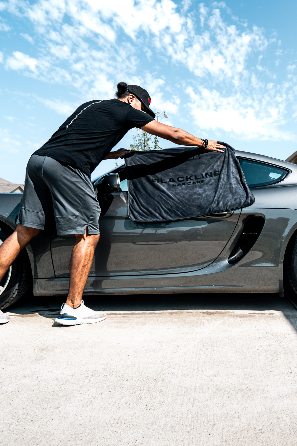 Blackline Slim Twisted-Loop Car Drying Towel