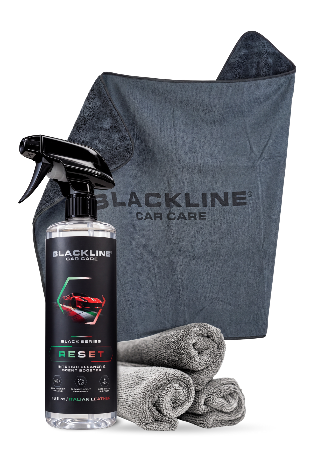 Blackline Slim Twisted-Loop Car Drying Towel