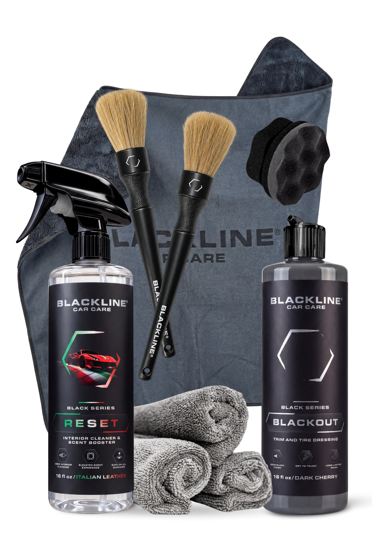 Blackline Slim Twisted-Loop Car Drying Towel
