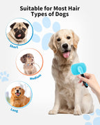 Self-Cleaning Pet Grooming Slicker Brush