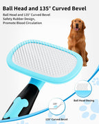 Self-Cleaning Pet Grooming Slicker Brush