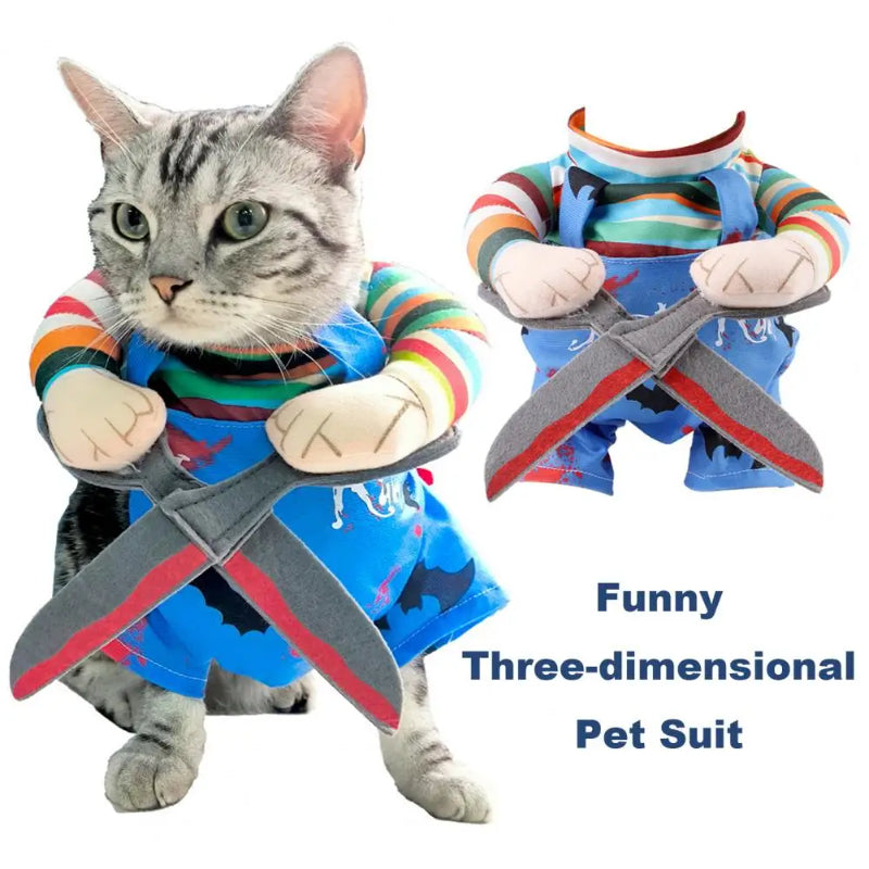 Funny Scissor-Hands Halloween Pet Costume