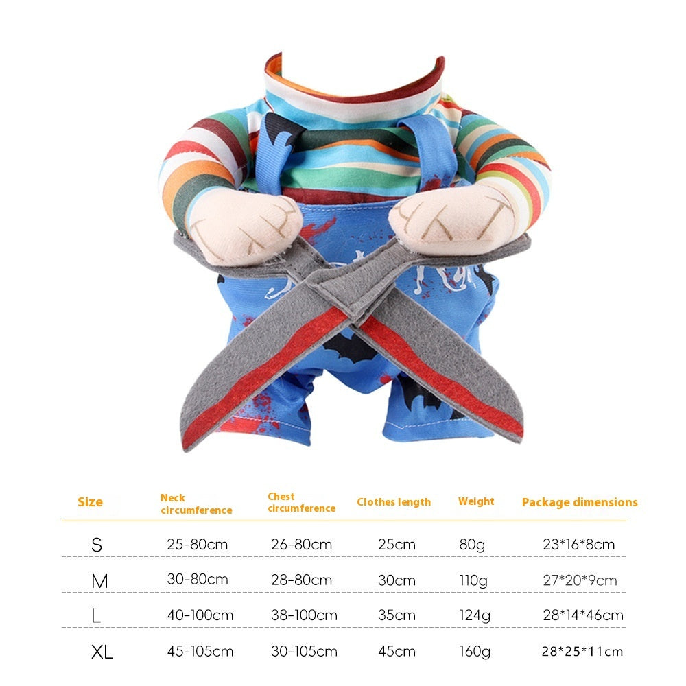 Funny Scissor-Hands Halloween Pet Costume