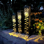 Sunflowers Under the Stars Solar Luminary